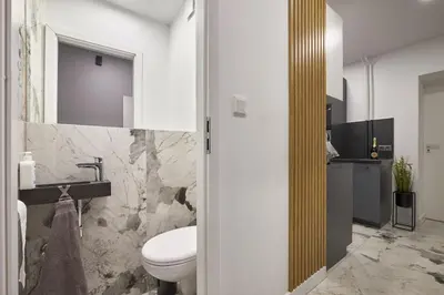 Łazienka w obiekcie Platinum Apartment - Parking - Klimatyzacja - Winda - Self check in