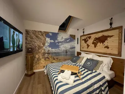 Telewizja i/lub zestaw kina domowego w obiekcie Green Apart