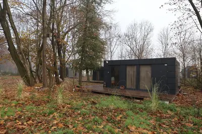 Ogród w obiekcie Domki Hrabiego- domek nr 2