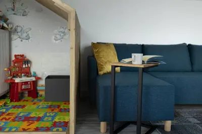 Część wypoczynkowa w obiekcie Apartament Rodzinny - Lamelowy Domek