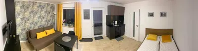 Łóżko lub łóżka w pokoju w obiekcie Apartament u Przewodnika Sudeckiego