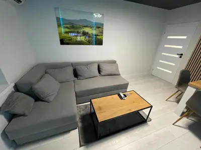 Część wypoczynkowa w obiekcie Apartament Nadbrzezna
