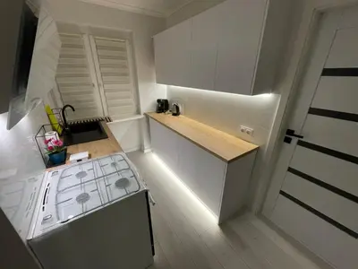 Kuchnia lub aneks kuchenny w obiekcie Apartament Nadbrzezna