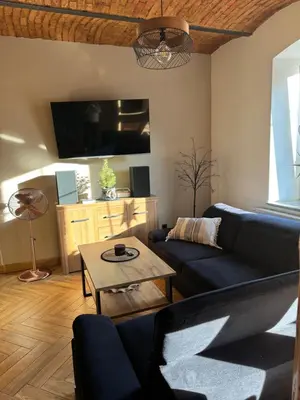 Część wypoczynkowa w obiekcie Dawna Mleczarnia Apartamenty LOFT