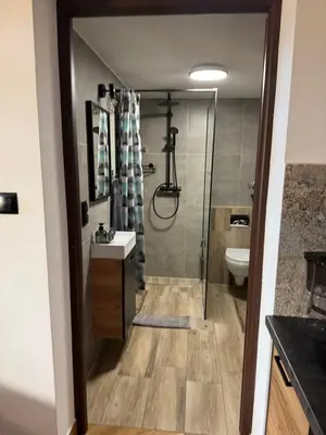 Łazienka w obiekcie Dawna Mleczarnia Apartamenty LOFT