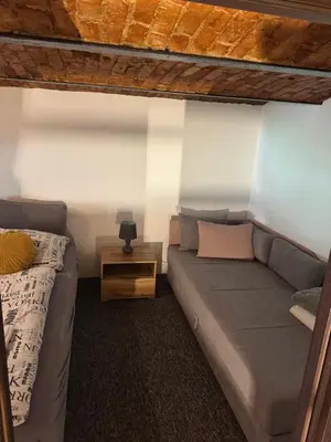 Część wypoczynkowa w obiekcie Dawna Mleczarnia Apartamenty LOFT