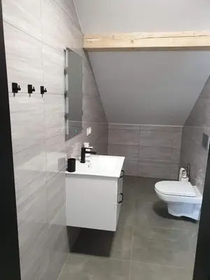 Łazienka w obiekcie Podniebne Góry