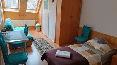 Łóżko lub łóżka w pokoju w obiekcie Agroturystyka STANICA