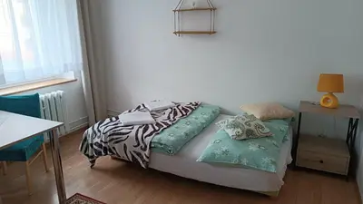 Łóżko lub łóżka w pokoju w obiekcie Agroturystyka STANICA