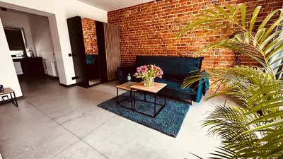 Część wypoczynkowa w obiekcie Apartamenty Gliwice Staromiejska 65