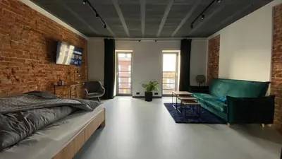 Część wypoczynkowa w obiekcie Apartamenty Gliwice Staromiejska 65