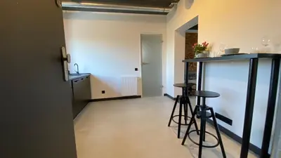 Część wypoczynkowa w obiekcie Apartamenty Gliwice Staromiejska 65