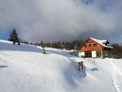 Obiekt Orle Gniazdo zimą