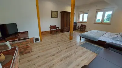 Telewizja i/lub zestaw kina domowego w obiekcie Orle Gniazdo