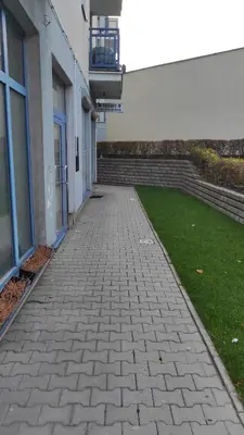 Budynek, w którym mieści się apartament