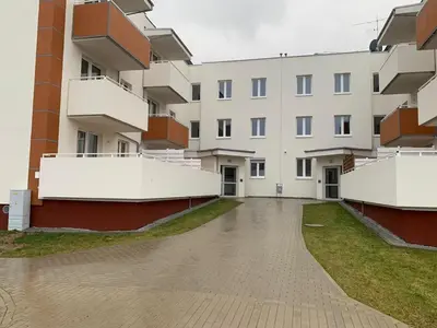 Budynek, w którym mieści się apartament