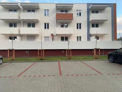 Budynek, w którym mieści się apartament