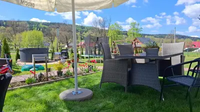 Widok na góry z tego apartamentu