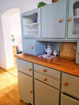 Kuchnia lub aneks kuchenny w obiekcie Apartament Borówka