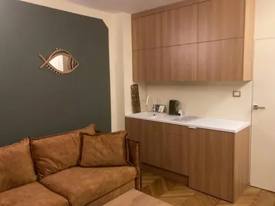 Kuchnia lub aneks kuchenny w obiekcie Apartament Drochaczyński