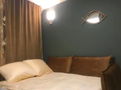 Łóżko lub łóżka w pokoju w obiekcie Apartament Drochaczyński