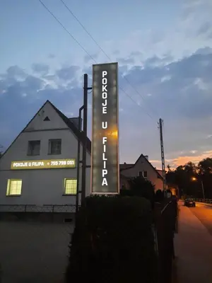 Plan piętra w obiekcie Pokoje u Filipa