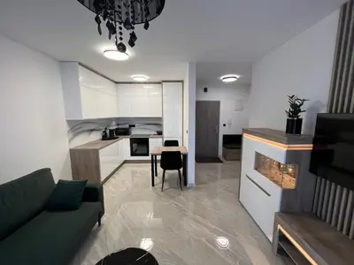 Kuchnia lub aneks kuchenny w obiekcie Apartament Poznańska