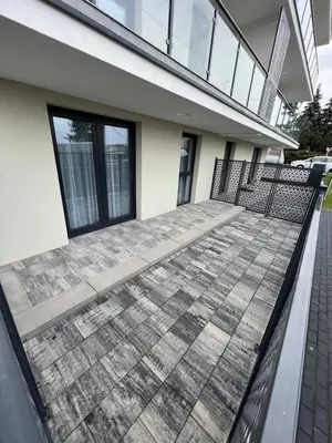 Budynek, w którym mieści się apartament