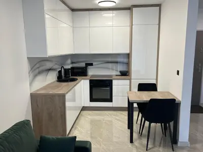 Kuchnia lub aneks kuchenny w obiekcie Apartament Poznańska