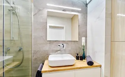 Łazienka w obiekcie ApartFonte - Mickiewicza 2A - garaż podziemny