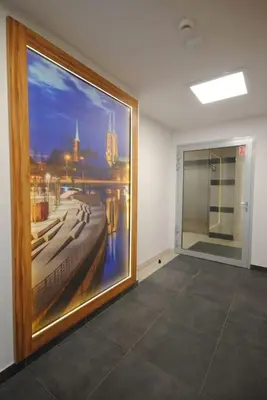 Plan piętra w obiekcie Art Marina nad rzeką z bezpłatnym parkingiem