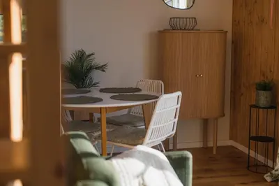 Plan piętra w obiekcie Antracytowe Domki w Górach Sowich