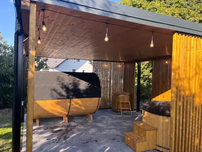 Plan piętra w obiekcie Domki całoroczne U Iwony#sauna#balia