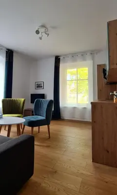 Część wypoczynkowa w obiekcie Apartamenty Dębowa 3