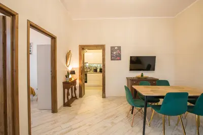 Telewizja i/lub zestaw kina domowego w obiekcie Apartament Piastowski
