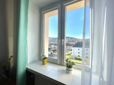 Widok na góry z tego apartamentu