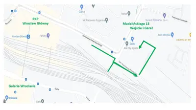 Plan piętra w obiekcie Sleep Well Madalińskiego