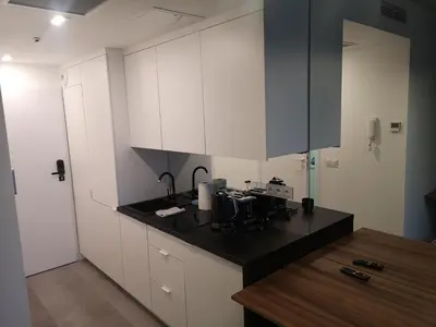 Kuchnia lub aneks kuchenny w obiekcie Magnolia Loft Apartments