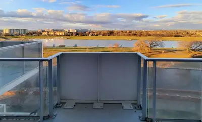 Balkon lub taras w obiekcie Primavera - Apartament nad rzeką - parking w cenie