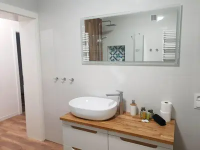 Łazienka w obiekcie Apartament Zimowiec