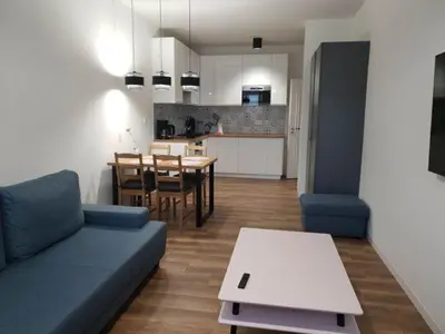 Kuchnia lub aneks kuchenny w obiekcie Apartament Zimowiec