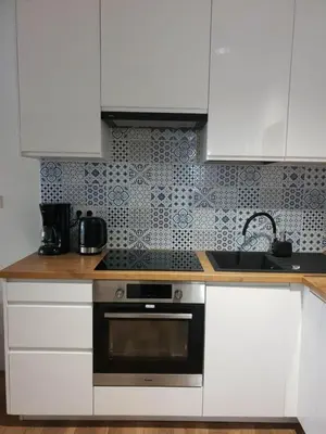 Kuchnia lub aneks kuchenny w obiekcie Apartament Zimowiec