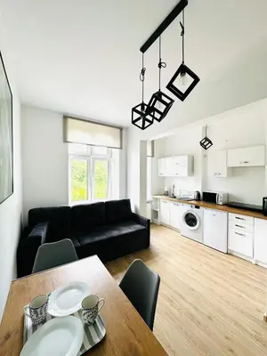 Kuchnia lub aneks kuchenny w obiekcie Apartament Rodzinny L7