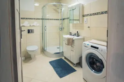 Łazienka w obiekcie Apartament w Kamienicy na Kłodzkiej