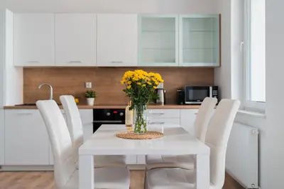 Plan piętra w obiekcie Nice Apartment - Near Sky Tower - Private Parking