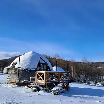 4 Żywioły całoroczne domki w górach - dostęp do sauny