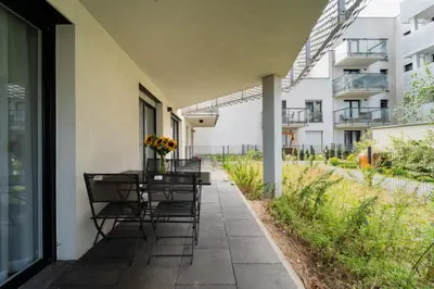 Plan piętra w obiekcie Big Apart - Atal Towers - 3 Rooms - Private Parking Place