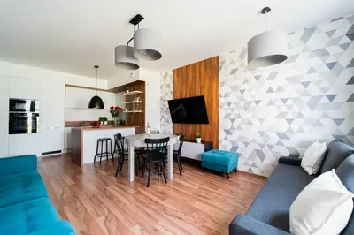 Plan piętra w obiekcie Big Apart - Atal Towers - 3 Rooms - Private Parking Place