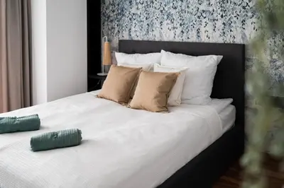 Plan piętra w obiekcie Big Apart - Atal Towers - 3 Rooms - Private Parking Place