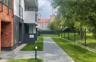 Budynek, w którym mieści się apartament